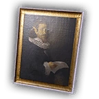 Painting Portrait Rectangle J Unfaded