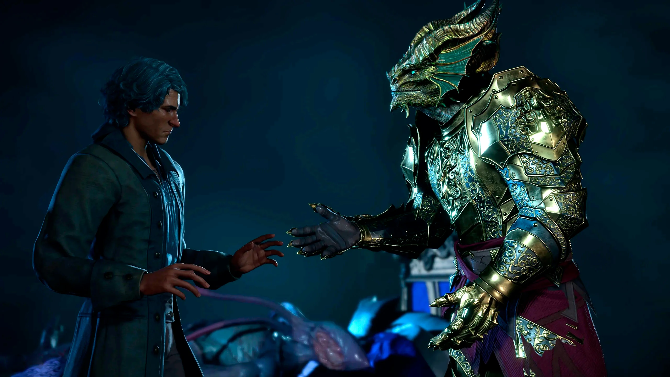 Ансур в облике драконорожденного