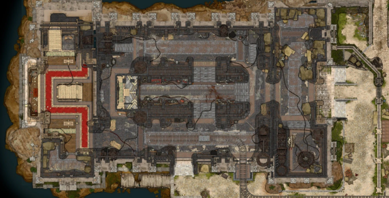 Карта главного этажа