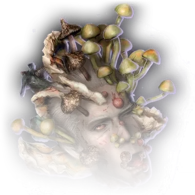 Проросшая голова дроу