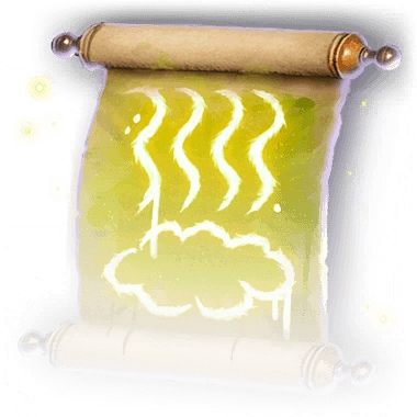 Scroll of Stinking Cloud Faded