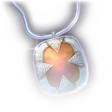 Amulet Necklace A Silver A Faded