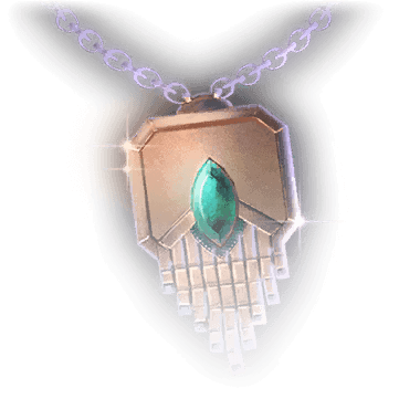 Amulet Necklace D Bronze A Faded