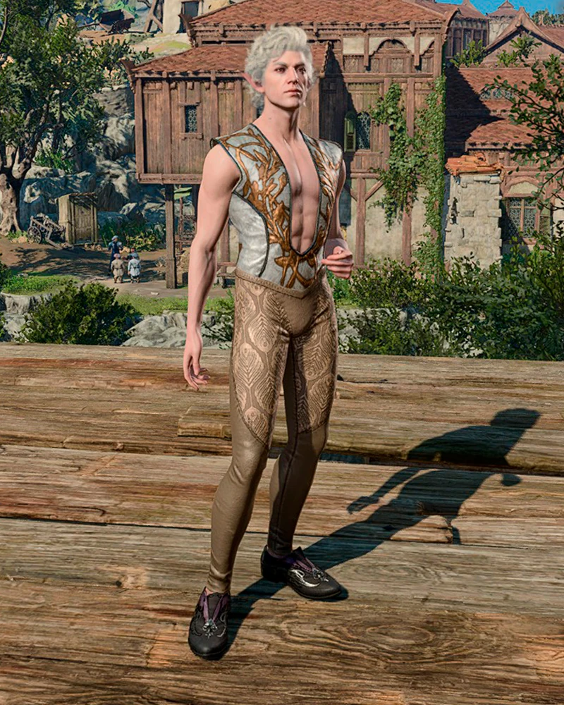 Анархический белый наряд