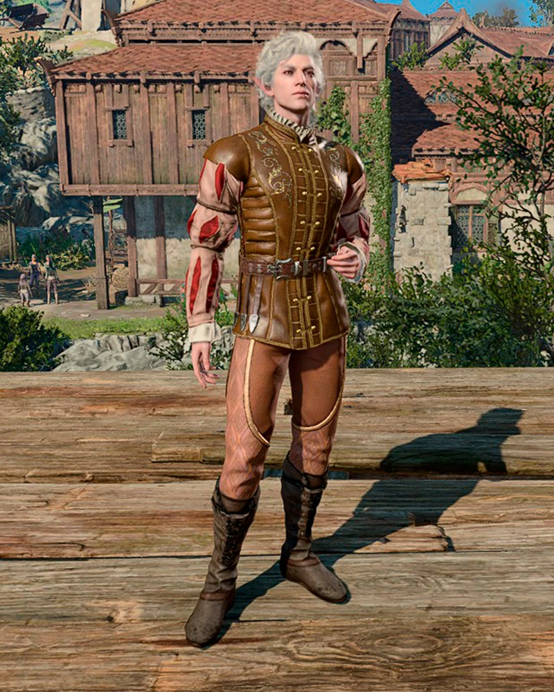 Дублет в стиле шоколатье