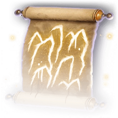 Scroll of Wall of Stone Faded