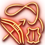 Иконка Действие Бард Оборонительный Росчерк(Дальний)