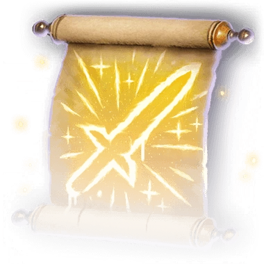Scroll of Magic Weapon Faded
