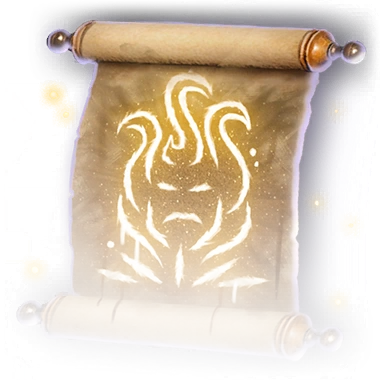 Scroll of Conjure Minor Elemental Faded