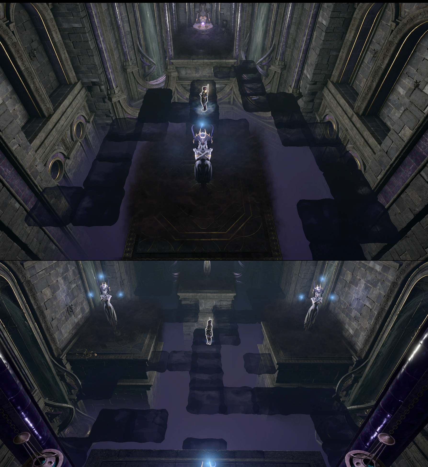 Испытание прыжка веры, освещённое 