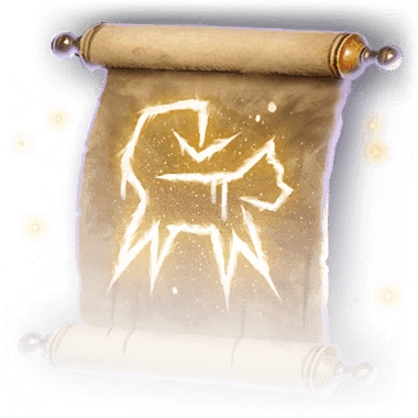 Scroll of Find Familiar Faded