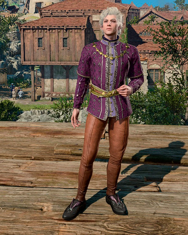 Великолепный фиолетовый наряд