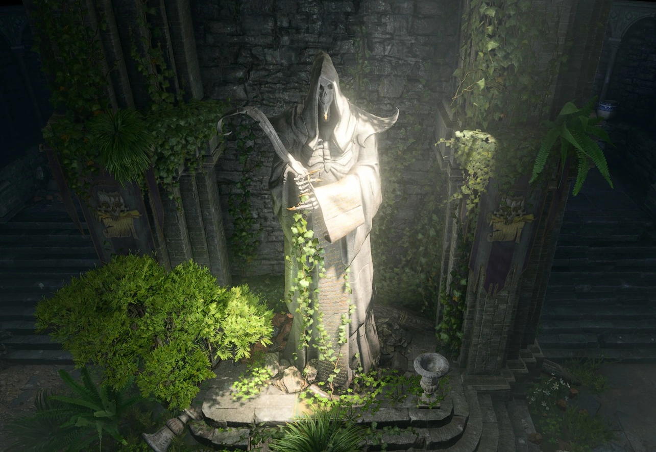 Статуя Джергала в Темном склепе скриншот