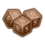 Иконка Кубик 3d6 огонь