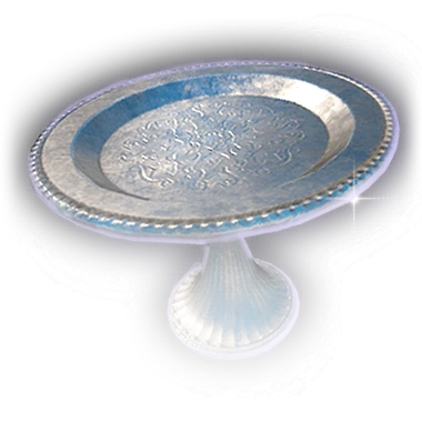 Серебряная этажерка для пирожных