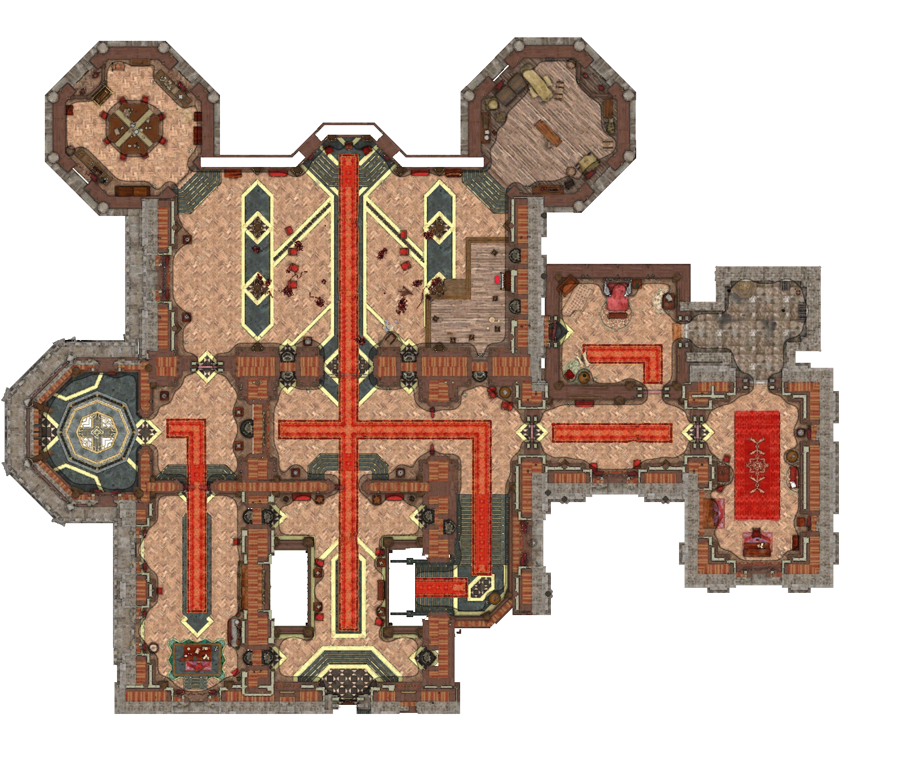 Карта Дворца Зарра