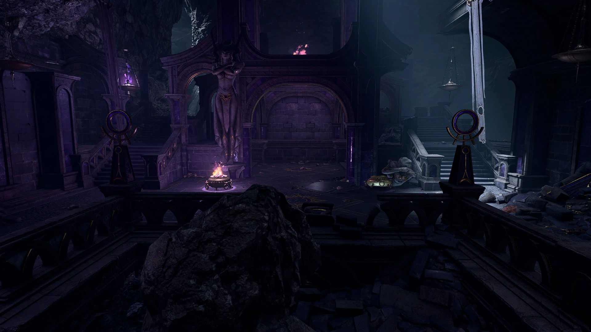 Вид на зону Испытания самоповторения