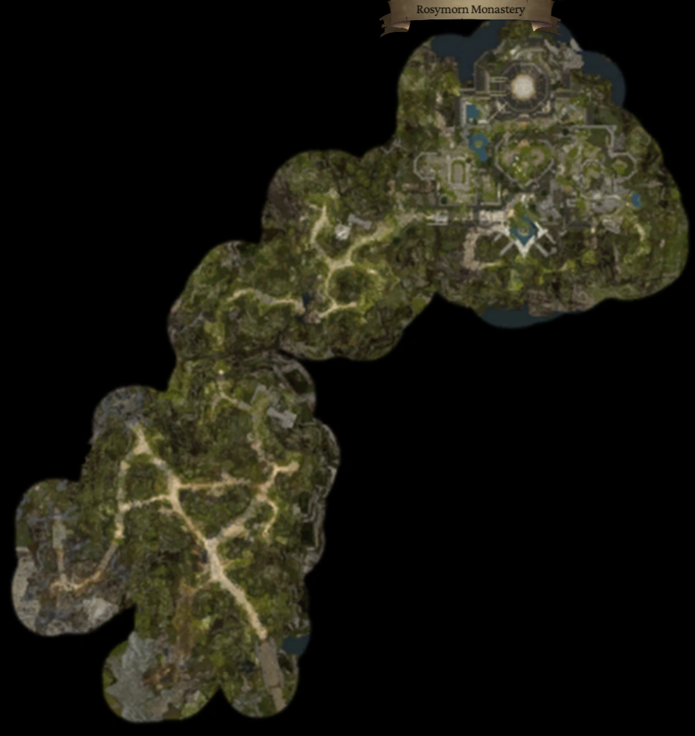 Карта Тропы к Обители Розиморн