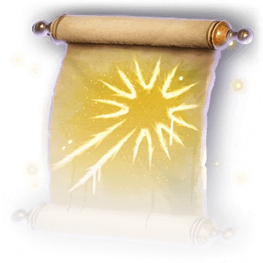 Scroll of Sunbeam Faded