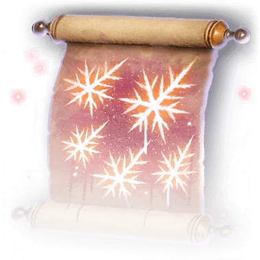 Scroll of Sleet Storm Faded