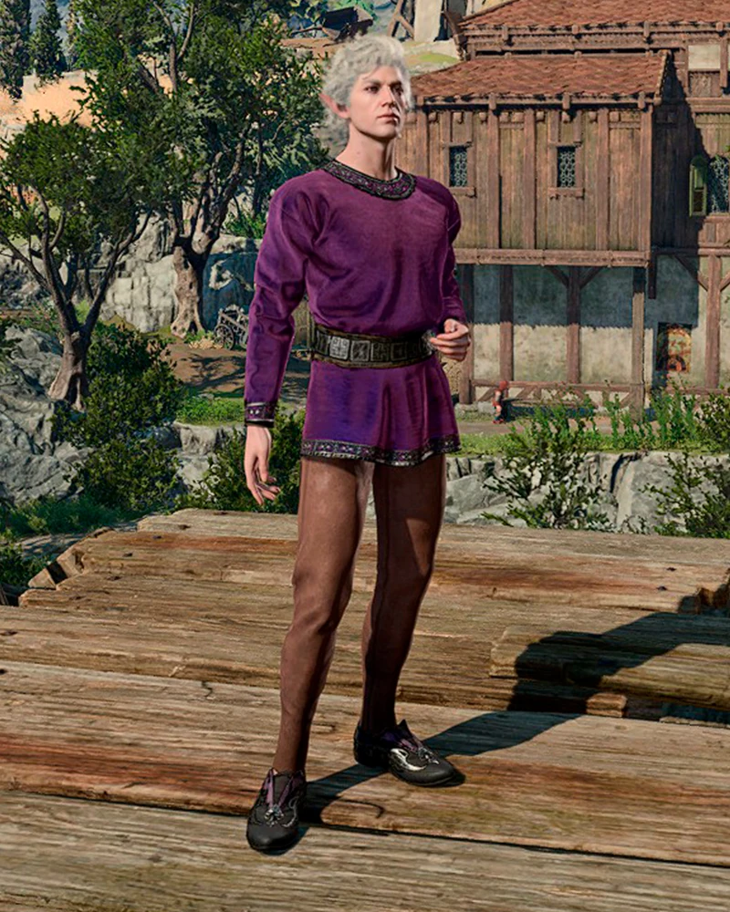 Уютная фиолетовая рубашка