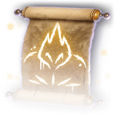 Scroll of Conjure Elemental Faded