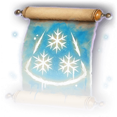 Scroll of Cone of Cold Faded