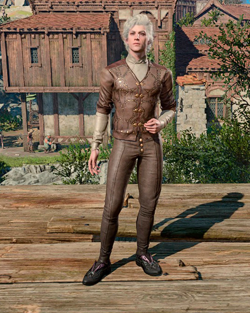 Лихой наряд с металлическим отливом