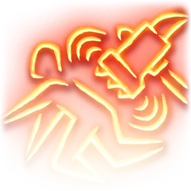 Мощный удар