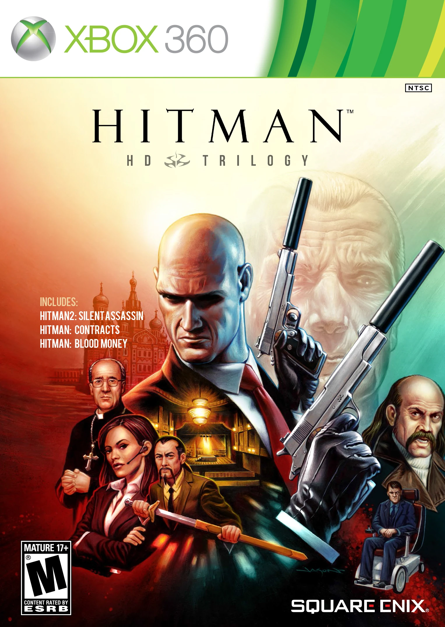 Hitman HD Trilogy Official Xbox 360 Cover