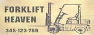 Услуги погрузчика «Forkkift Heaven»
