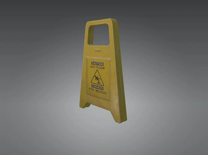 Знак «Мокрый пол»