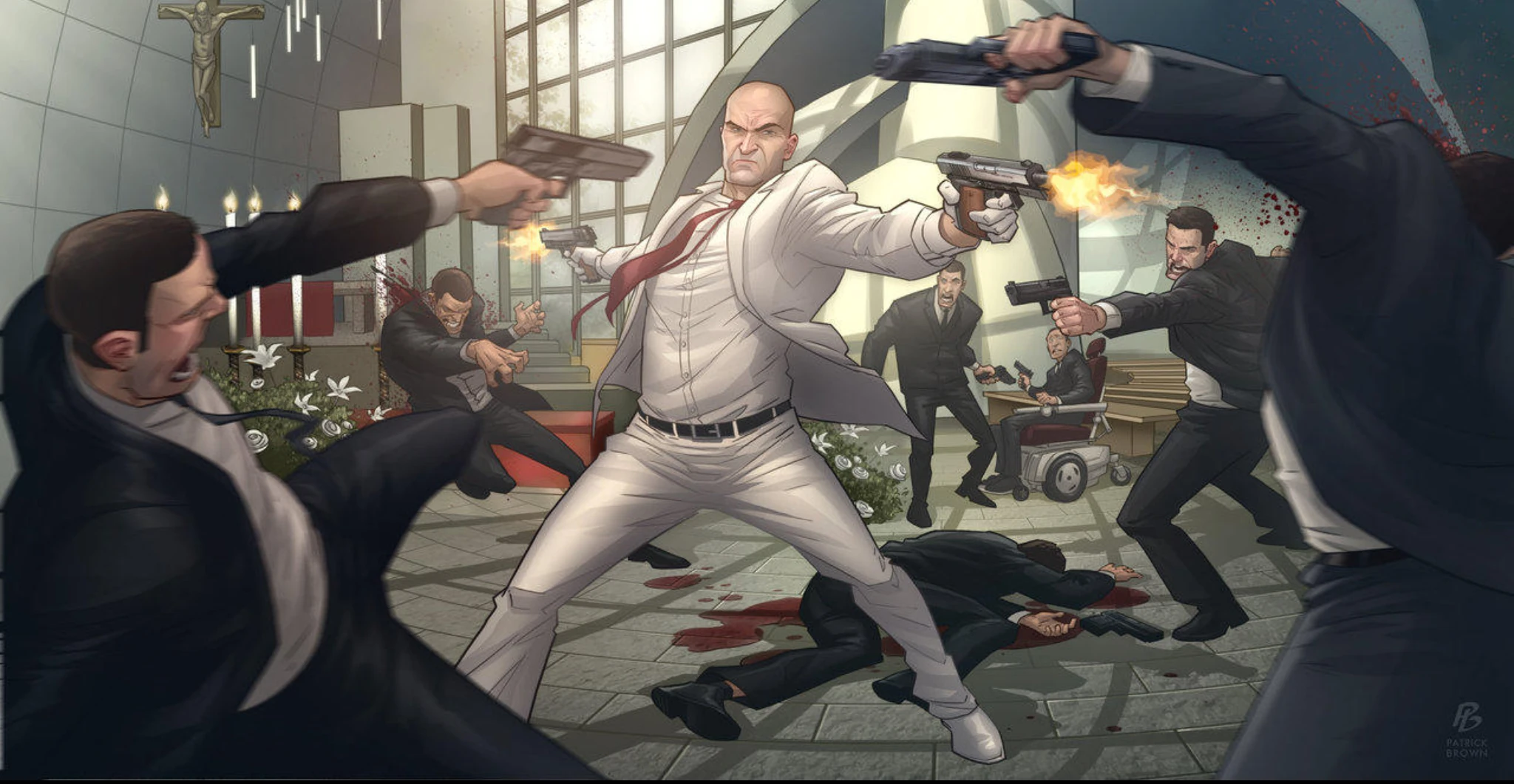 Стрельба на "похоронах"