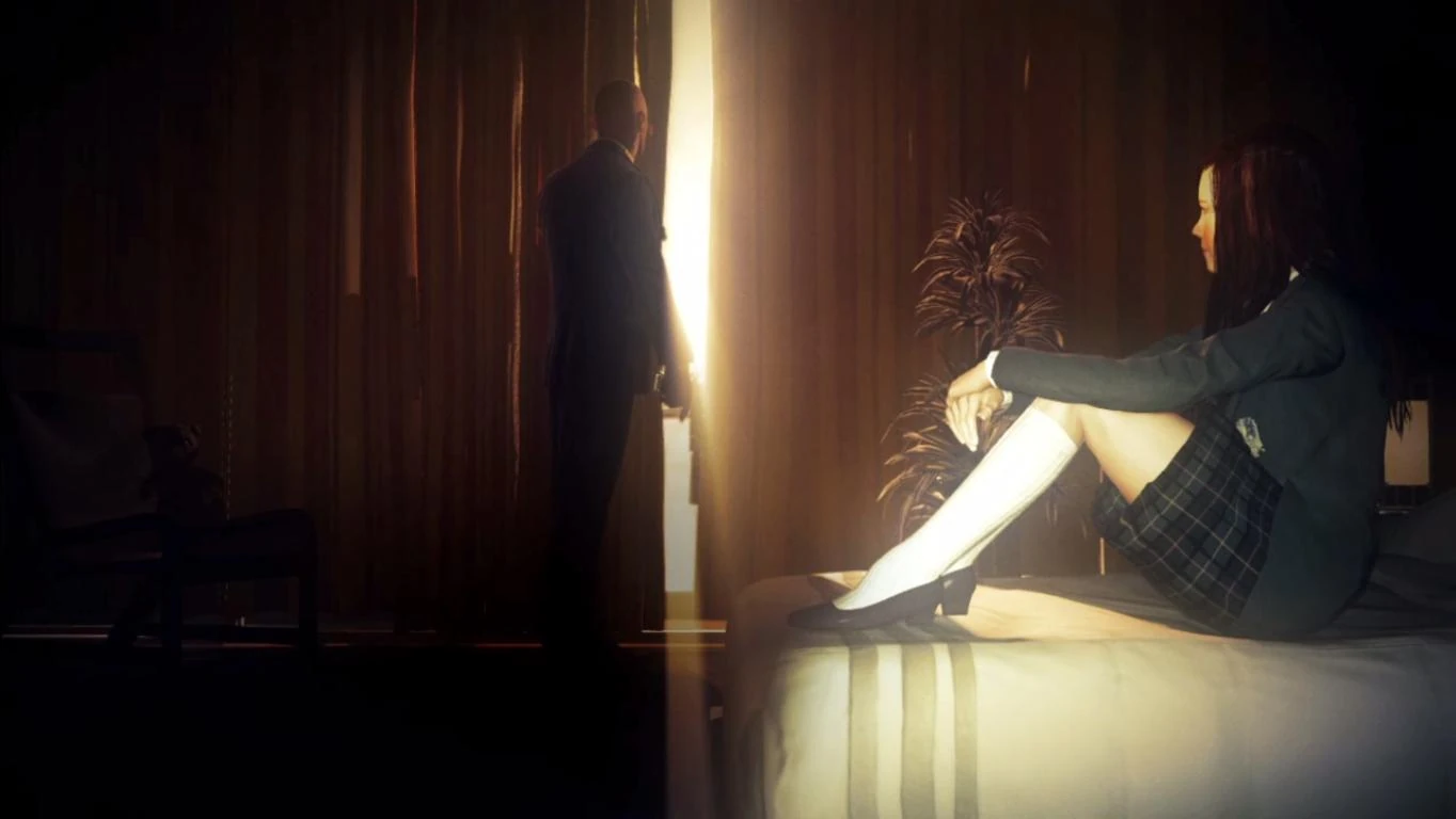 Виктория в комнате в особняке Дианы