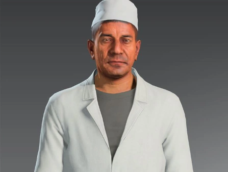 Продавец еды