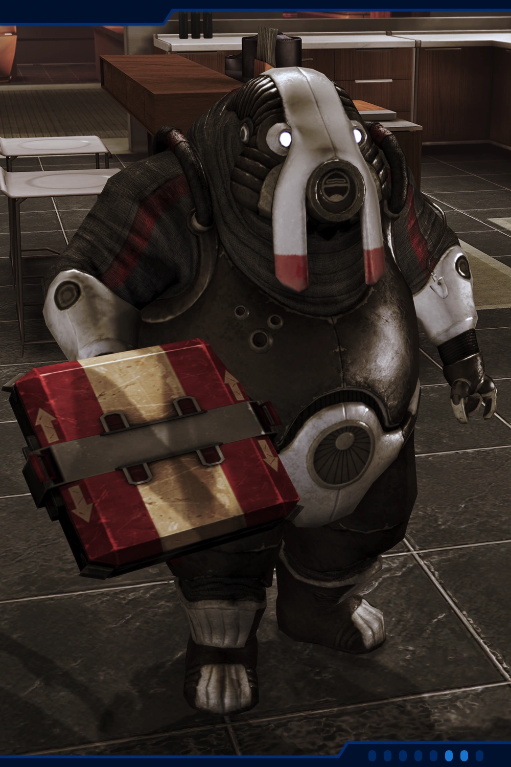 ME3 Волус, разносчик пиццыПортрет