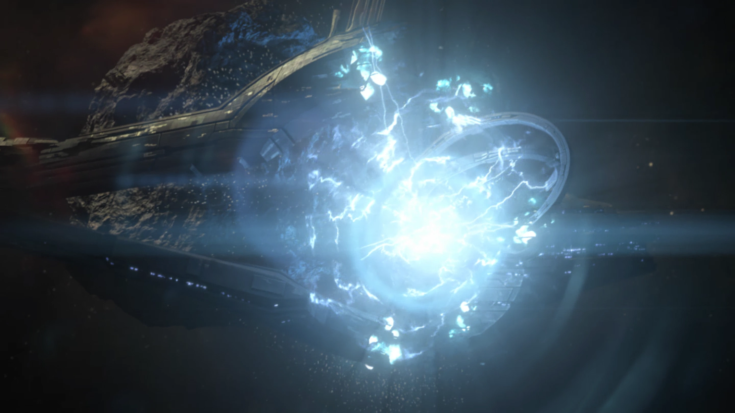 Alpha Relay being destroyed