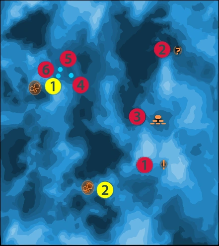 Карта примечательных мест Нодакруса