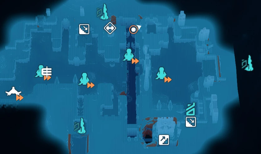 Расположение первого блока данных на карт