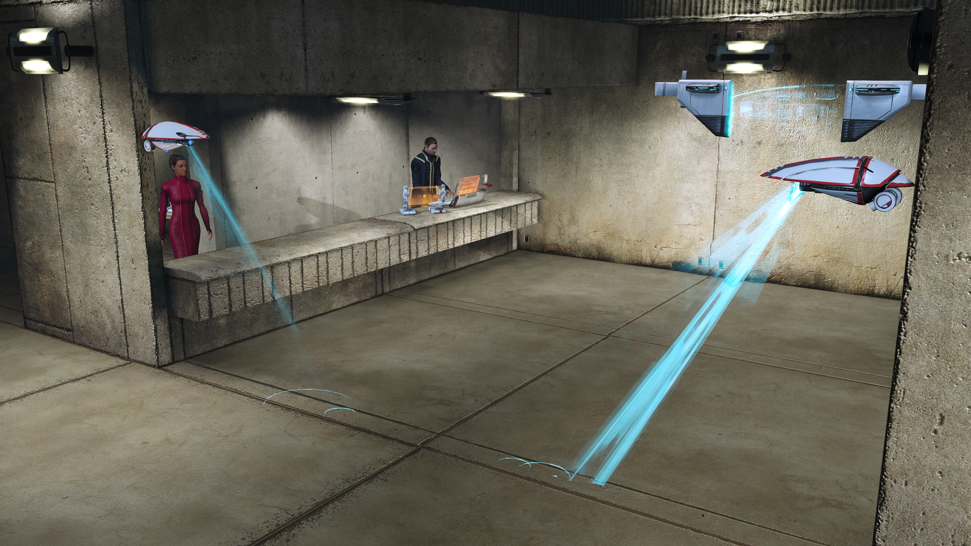 Port hanshan docking bay - weapons detectors