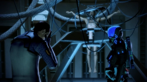 Финальная встреча Шепарда с Дэвидом и Арчером