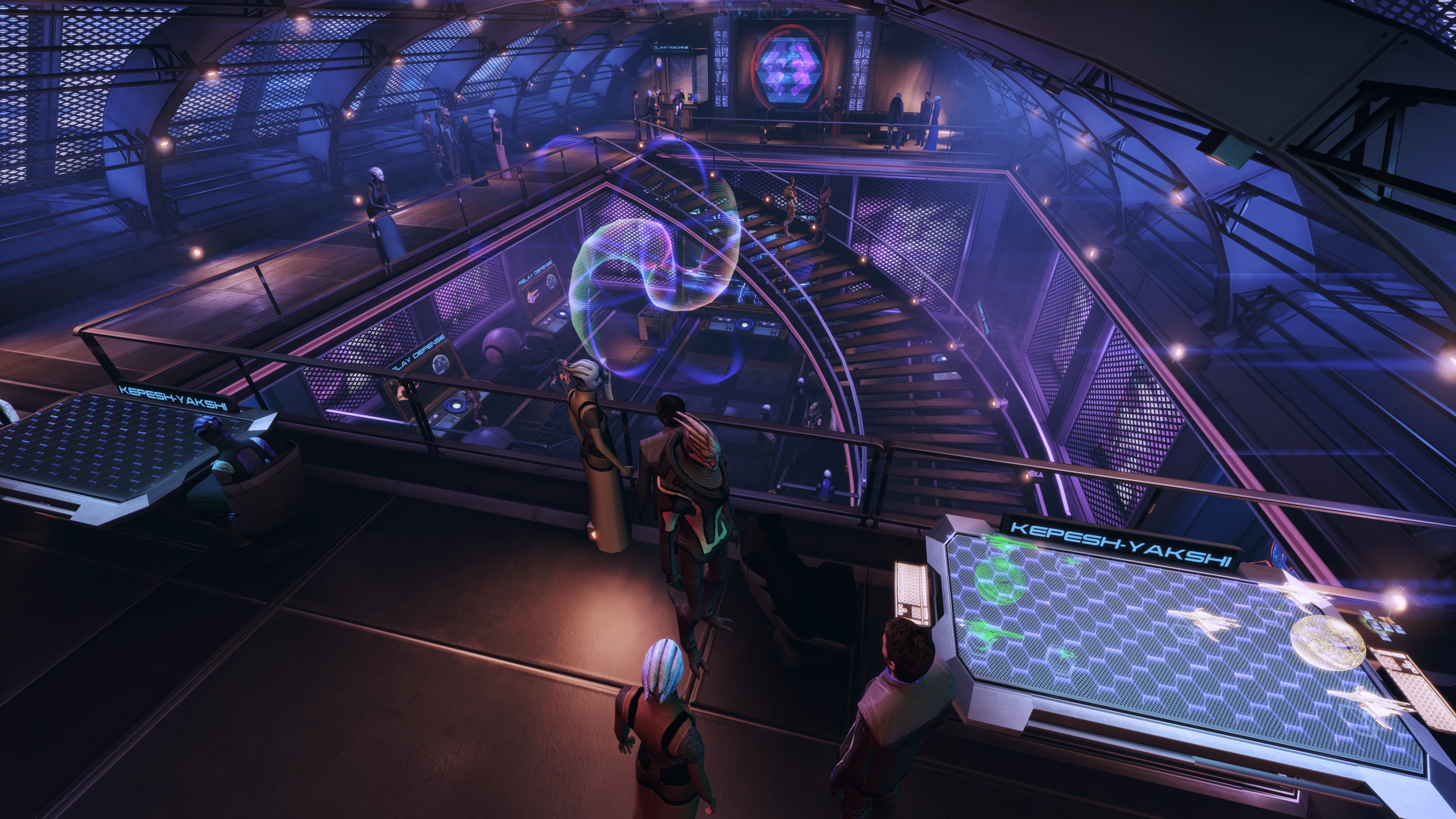 Castle Arcade bird's eye shot