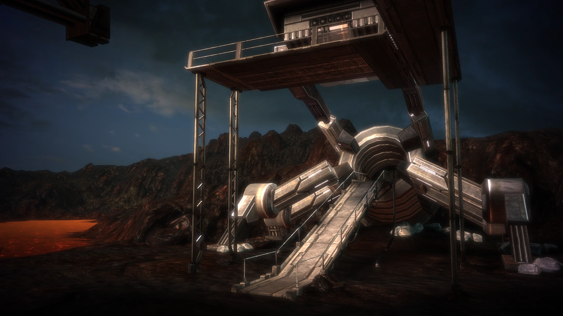 ME Терум, Руины, вид снаружи