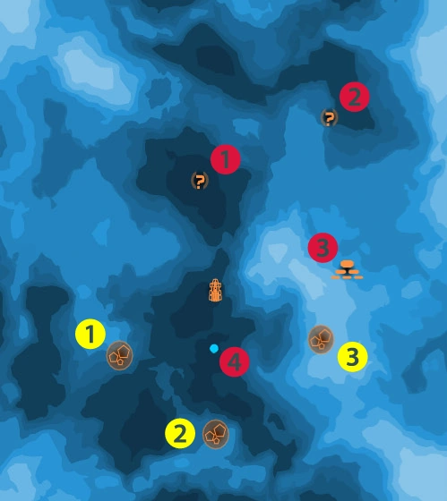 Карта примечательных мест Эдола