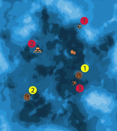 Карта примечательных мест Метгоса