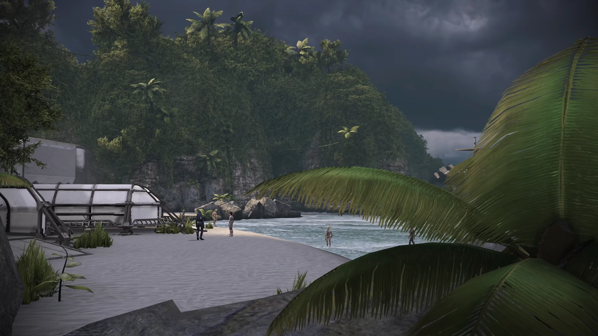 ME Вермайр - лагерь саларианцев