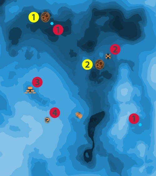 Карта примечательных мест Нонуэля