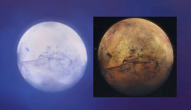 Сравнение кратера