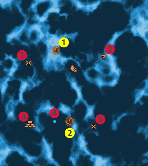 Карта примечательных мест Чохе