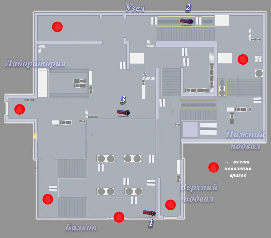 Карта Ледник